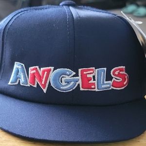 CALIFORNIA ANGELS ORIGINAL STOCK  QUALITY STITCHED BABY INFANT ADJUSTABLE CAP